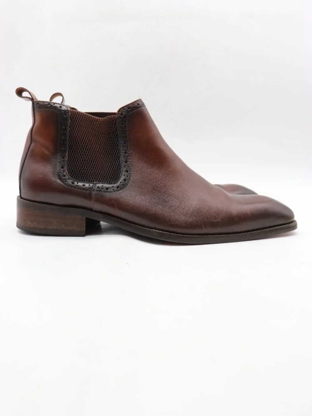 Maison Forte Ivan Chelsea Boot Men's US11 EU 44 Ankle Boot Brown Leather Slip On